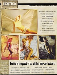 VTG~IMAGE 2000~EXOTICA: THE FANTASY ART OF LEROY ROPER~PROMO SHEET & CARD~XLNT