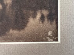 Lehnert and Landrock Antique Photo «CAIRO-TWILIGHT» w/ Matt