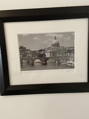Jesse Kalisher Framed Photo Signature Series #5142 View Of The Vatican Rome B13