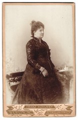 Photograph Franz Kuhlmey, Berlin-N., Elsasser-Strasse 1 and 2, portrait bürgerli