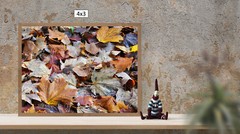 Fall Colored Dead Leaves 1, High Resolution Image, Many Formats, TV Art