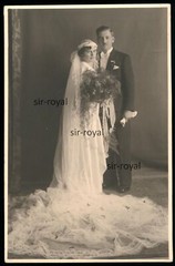 Reichenberg Sudetenland – Hochzeitspaar – 1930er – Liberec – Foto-AK 8x13cm