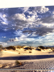 Professional Photograph Art Print White Sands, NM Matted Signed