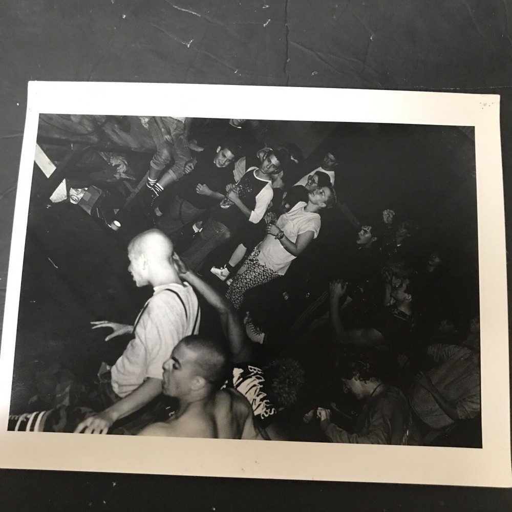 Fine Art Photograph Silver Gelatin Print Janine Gordon Hardcore Mosh Pit CBGB