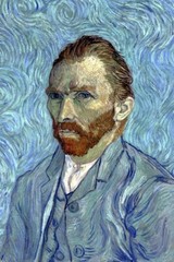 New Photo: Self-Portrait of Post-Impressionist Vincent van Gogh 1889 – 6 Sizes!