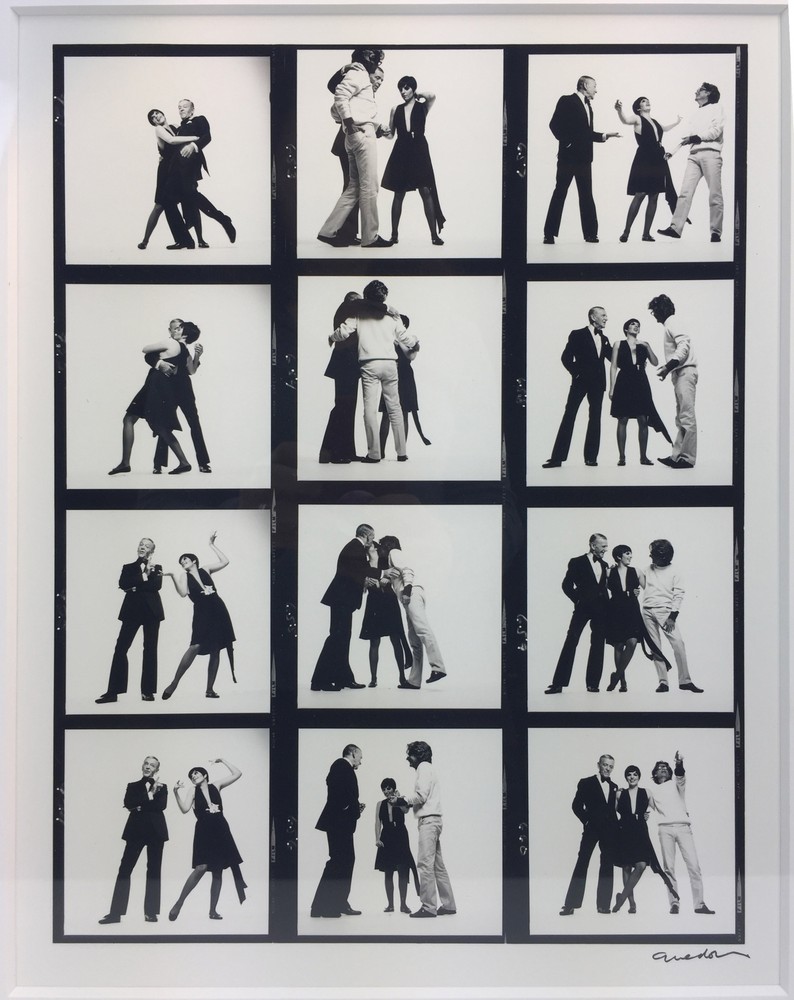 Richard AVEDON [Liza MINNELLI & Fred ASTAIRE] Signed Portrait Contact Sheet