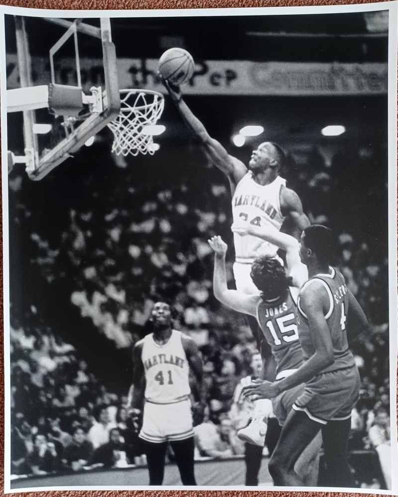 Len Bias University of Maryland basketball photo game 34