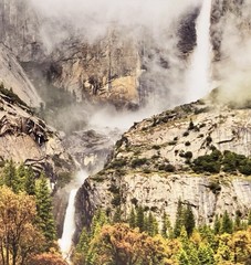 YOSEMITE FALLS by Robb Hirsch (Biologist-Nature Photographer) / Matted to 8×10