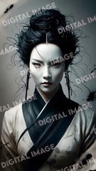 Digital Art Picture Image Photo Wallpaper Background Desktop AI – Chinese Woman