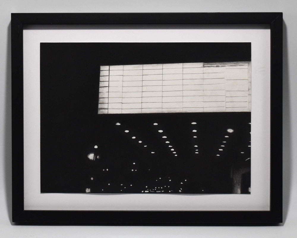 Vintage Movie Marquee Black and White Framed Photograph, Artist Unknown