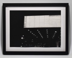Vintage Movie Marquee Black and White Framed Photograph, Artist Unknown