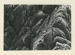 Rock formation vintage art photo