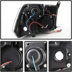 – for 2009-2018 Dodge Ram 1500 10-18 2500 3500 LED Halo Ring Smoked Lens Project