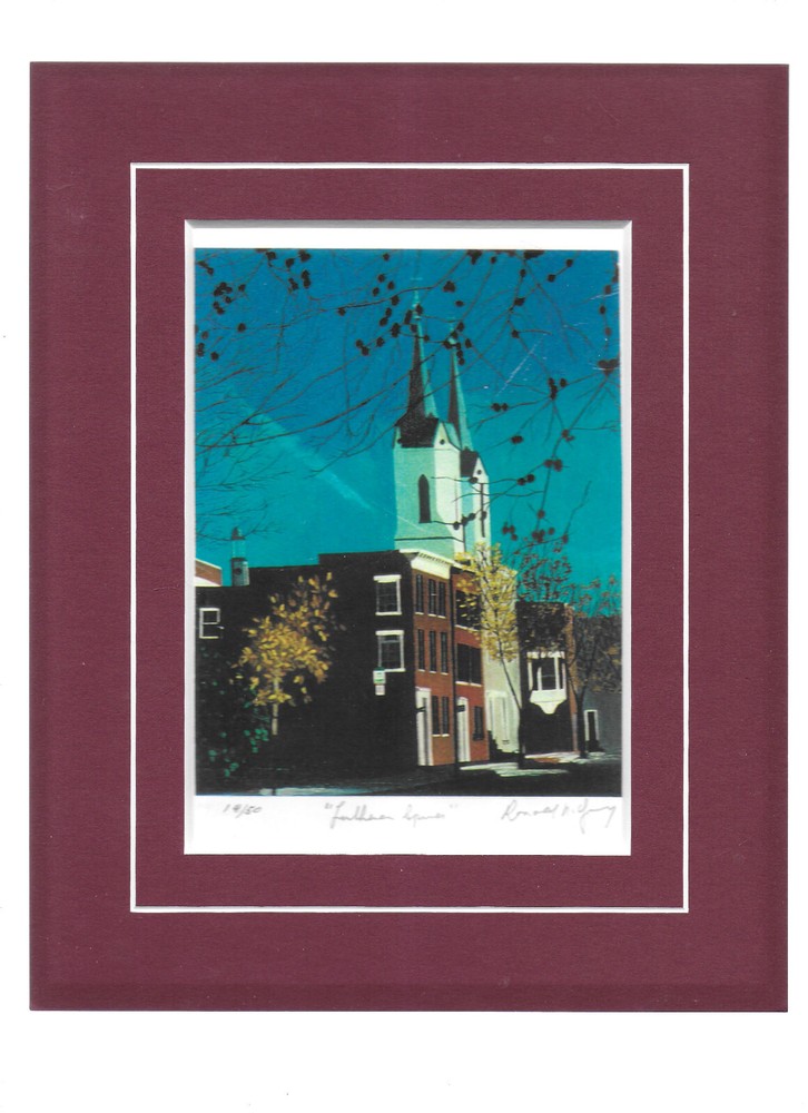 Ronald N. Young Photograph, matted «Lutheran Spire» 14/50; 8″ X 10″