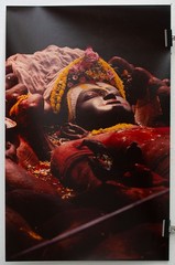 Sleeping Vishnu Kathmandu Nepal Buddhism Unsigned Color Photograph 1989
