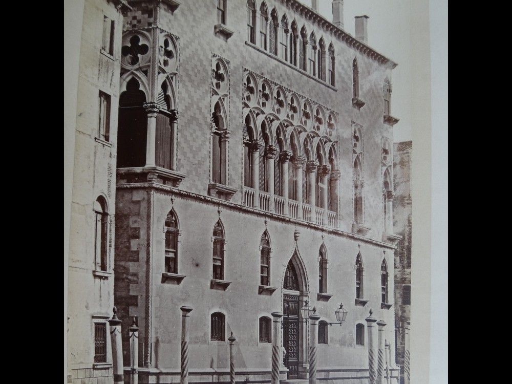 Paolo salviati,  Palazzo Dandolo (?), venice  1870-80 albumen print , fine 
