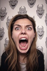 5 ~ 4X6 Glossy HORROR Fine Art ‘ SCREAM QUEEN ‘ Photo FANTASY Set ! 211359090
