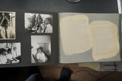 Photo album GDR travel pictures Bulgaria swimwear ticket drawing woman man view