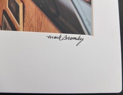 Mark Bromley Signed Photograph Of Bird Huffman’s Surf Shed In San Diego, Cal.