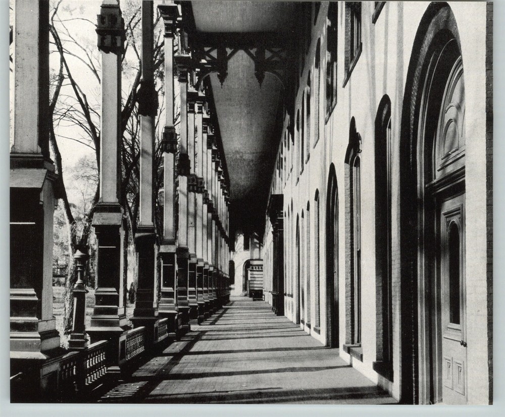 1938 Walker Evans Americana Saratoga Springs New York Hotel Porch Photo Gravure