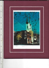 Giclee photo of Lutheran Church Spires, 14 of 50, Ronald N. Young, 8″ x 10″