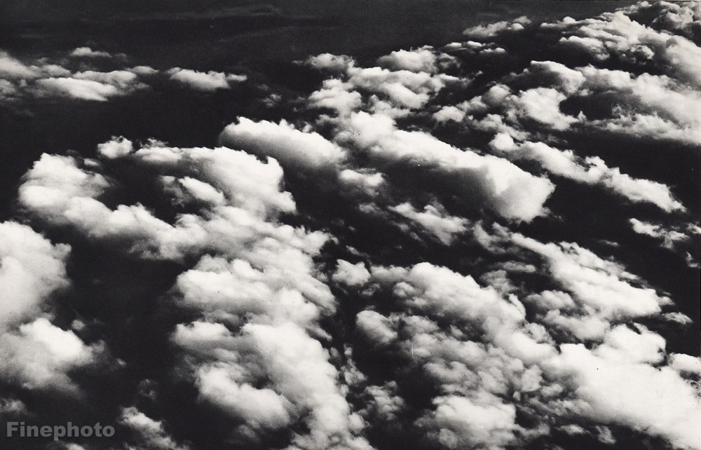 1931 Vintage Print 11×14 AVIATION AIRPLANE ~ Aerial Sky Clouds Photo Gravure Art