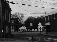 S-N-11 Ghost Town Photo (3 Monochromatic Shades, 3 Sizes Available)
