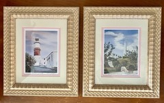St. David’s Lighthouse & Gibb’s Hill Lighthouse Bermuda Prints By Joan Thompson