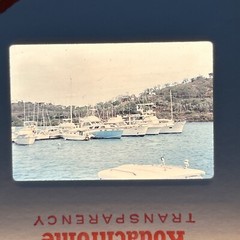 Lot Of 40 1960’s Kodachrome Bahamas Fishing Boats Vacation 35mm Color Slides