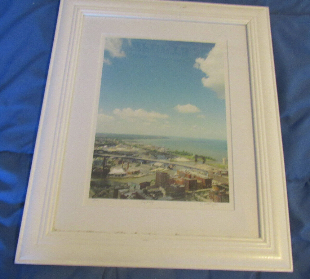Digital Aerial photo of Cuyahoga Ohio, 3 of 10, C. Westiny 14″ x 17″; Framed
