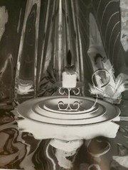 THE BLACK FLAME LARGE ORIGINAL SIGNED ART PHOTO B&W STETTNER VTG MATTE NJ CAMERA
