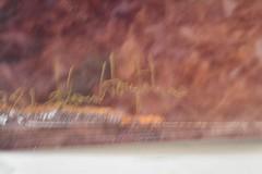 Original ALAN HOUGHTON fine art Photography butterlfys near a spider web 15 X 20