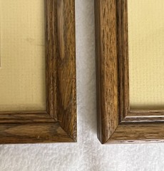2 VTG Michael Wright Framed Photographs Still Life 11” Cottage Farmhouse Bible