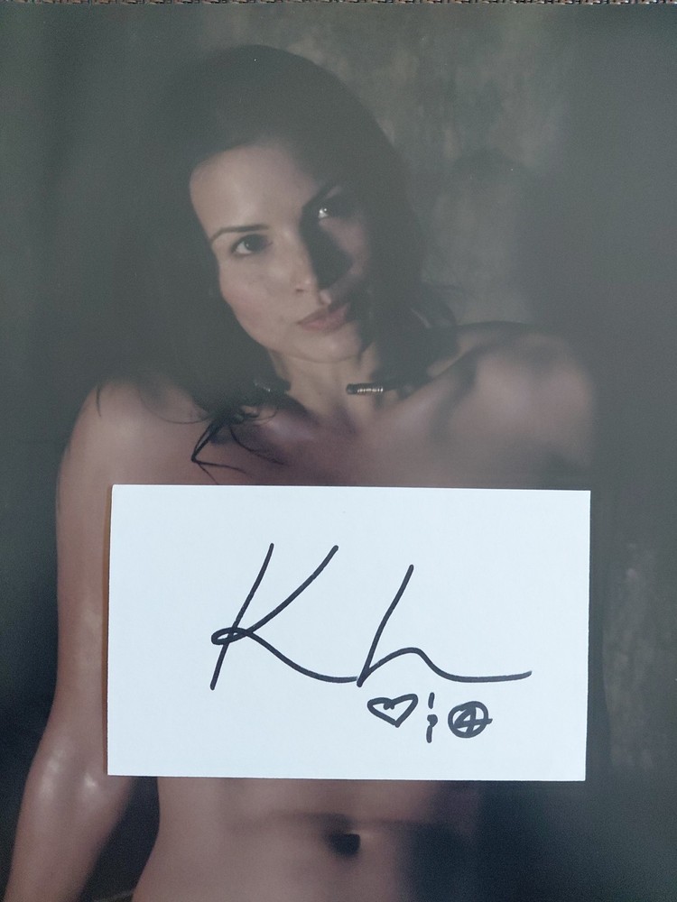 Katrina Law Topless – Actress Hand Signed Card & 8X10 Photo