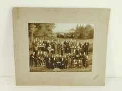 Group Photo With Soldiers ‘Rauchclub Qualm’ Stetten Near Hechingen 1912 German!