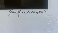 JIM MARSHALL – MISSISSIPPI – 1964 / 1995 – SIGNED – 16″ X 20″ – EMBOSSED STAMP.