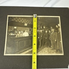 Vintage Early 1900’s Restaurant / Pub Owners Bartenders & Customers Photograph