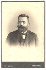 Photograph Paul Guthe, Dresden-Cotta, Heinrichstrasse 2, portrait of bourgeois