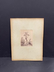 Curiosa Albumen Photograph Engraving François Boucher A. Calavas Paris 1875