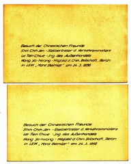 5 x Photo China Friends Lei Tien Chiue Embassy Locomotive Building Hennigsdorf 1956