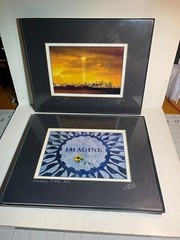 Lot of 2 George J. Kunze original Photography signed Tribute to NYC