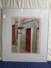 Ray Hartl Fine Art Photograph Red Door Matted Signed