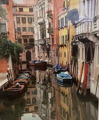 Framed Limited Ed. 31″.5 x 38″ Luciano Fine Art Photography – Venice – Signed