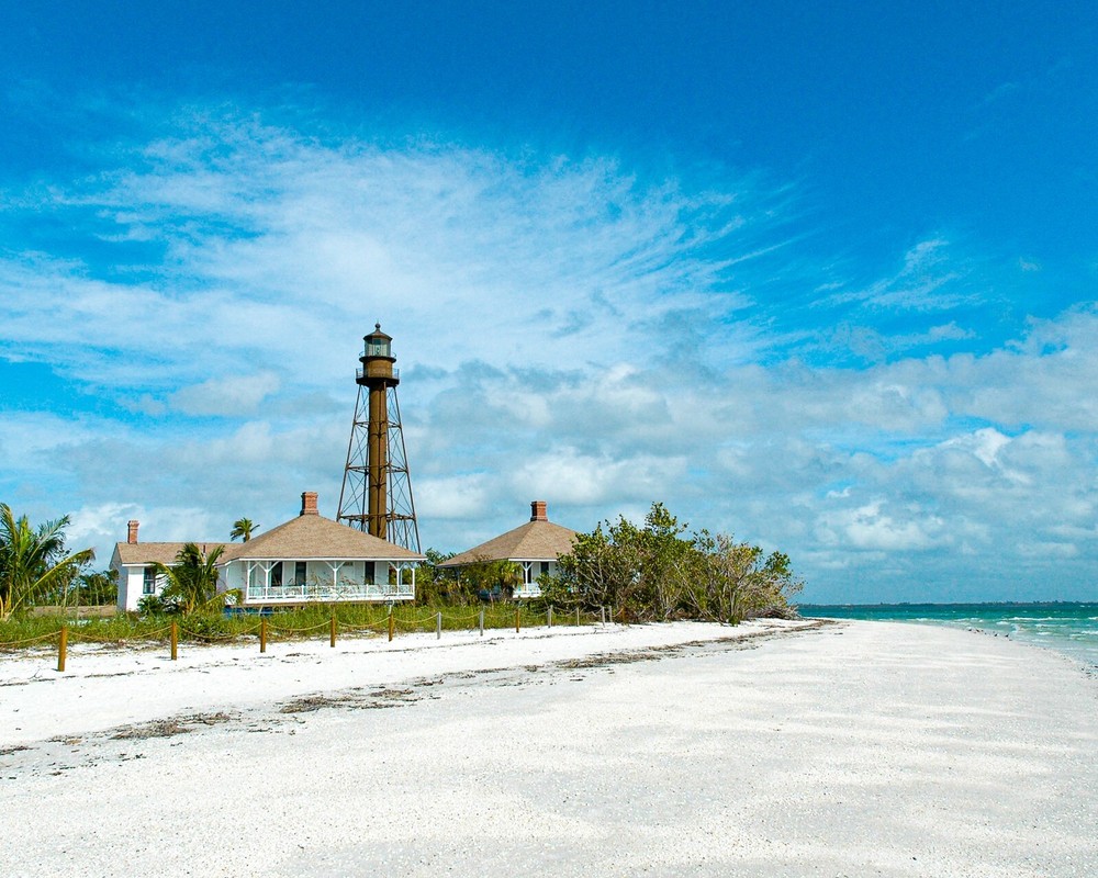 Sanibel Lighthouse The Way It Was Canvas Wrap Fine Art Special Summer Price $99