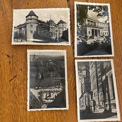 Vintage, pre-WWII photo postcard book titled Das schöne STUTTGART 16 pic set