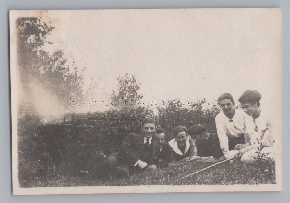 Reinbek 1920 – Women Men Leisure – Old Photo