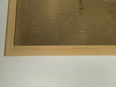 Exhibited Photograph Antique Drahomir Josef Ruzicka 1925 Hallstadt Lake Austria