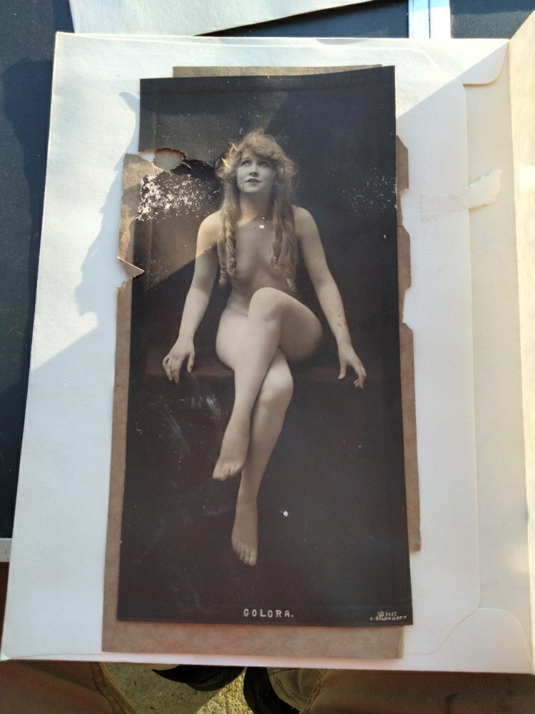 Antique Photo or Print » Golora » circa 1915 by C. Gilhousen Implied Nude