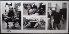 Rare George St Pierre Autograph Limited Fine Art Photograph by Eric Williams 3/3