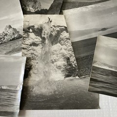 Vintage B&W Photos Pyramid Lake Nevada Landscapes Original 1950’s Lot of 16